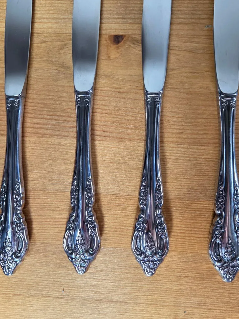 Oneida Community BRAHMS Dinner Knives Hollow (Set of 8) Stainless 9